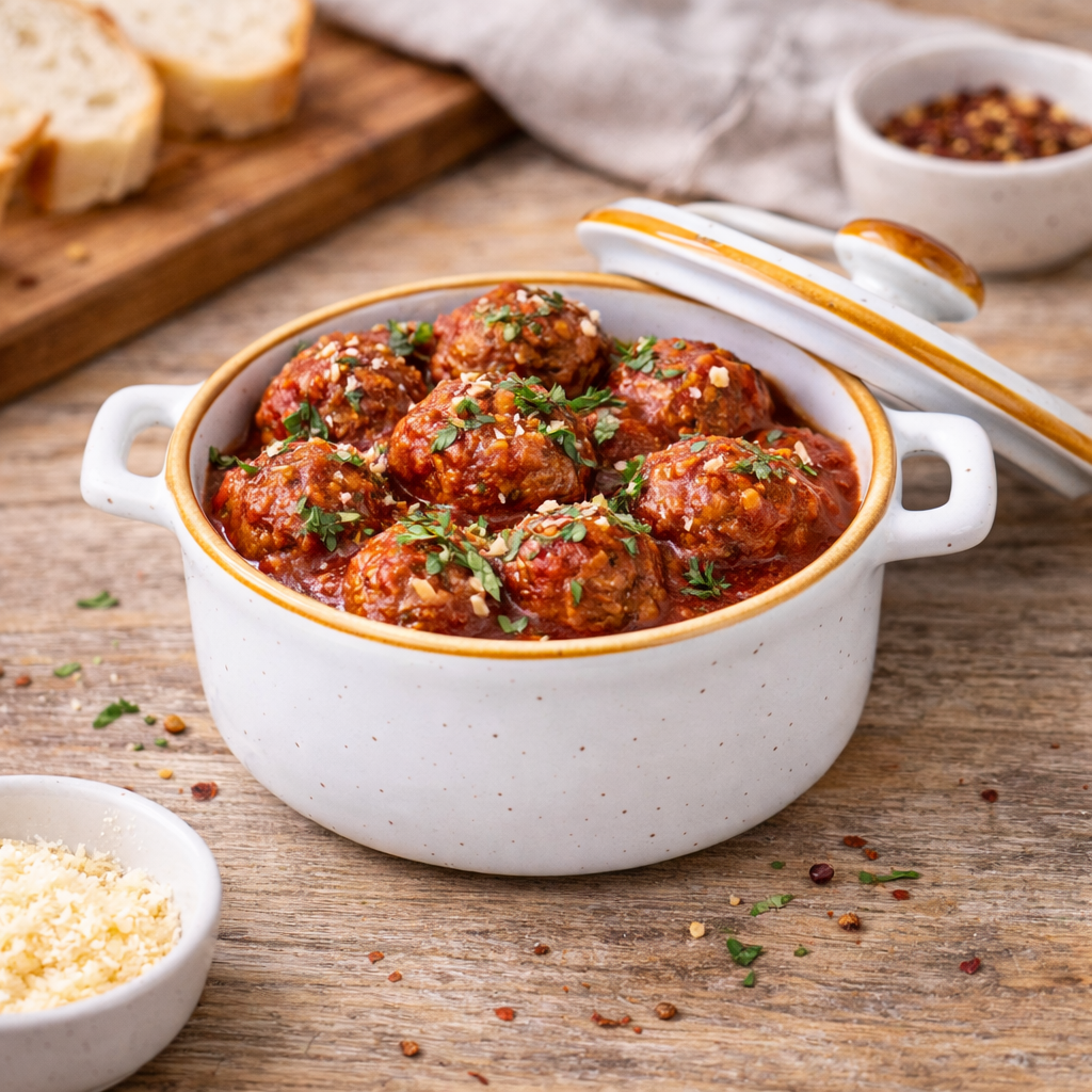 Tigela de Cerâmica Branca com Tampa e Borda Dourada 12,5x5,5cm