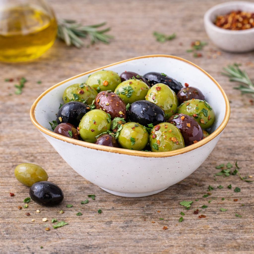 Tigela Triangular de Cerâmica Branca com Borda Dourada 13,9x11,8x5,8cm