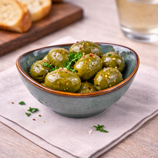 Tigela Pequena de Cerâmica com Forma Assimétrica em Verde Jade 10,7x9,6x4,8cm