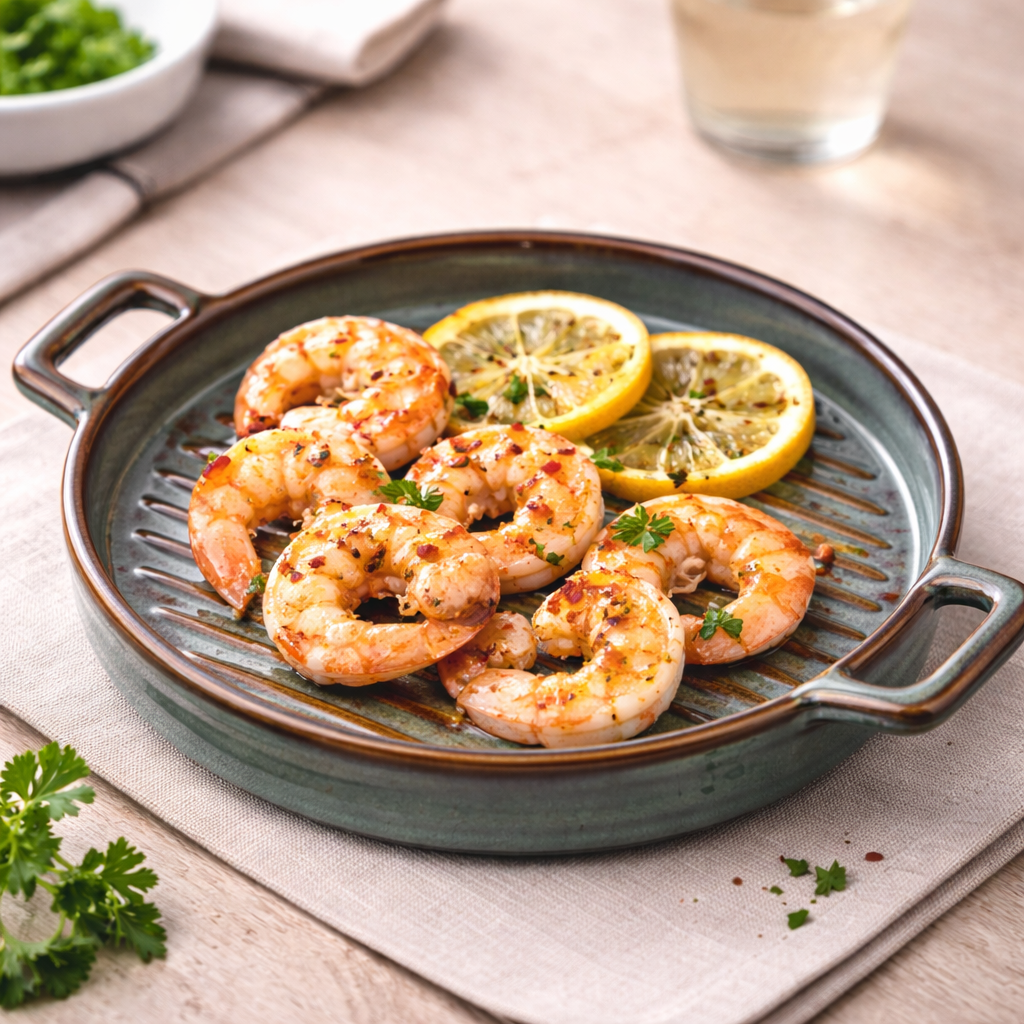 Prato de Cerâmica para Grelhados com Pegas - Verde Jade (20,5x16cm)