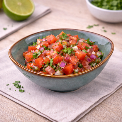 Tigela Média de Cerâmica com Forma Assimétrica em Verde Jade 14x12x5,8cm