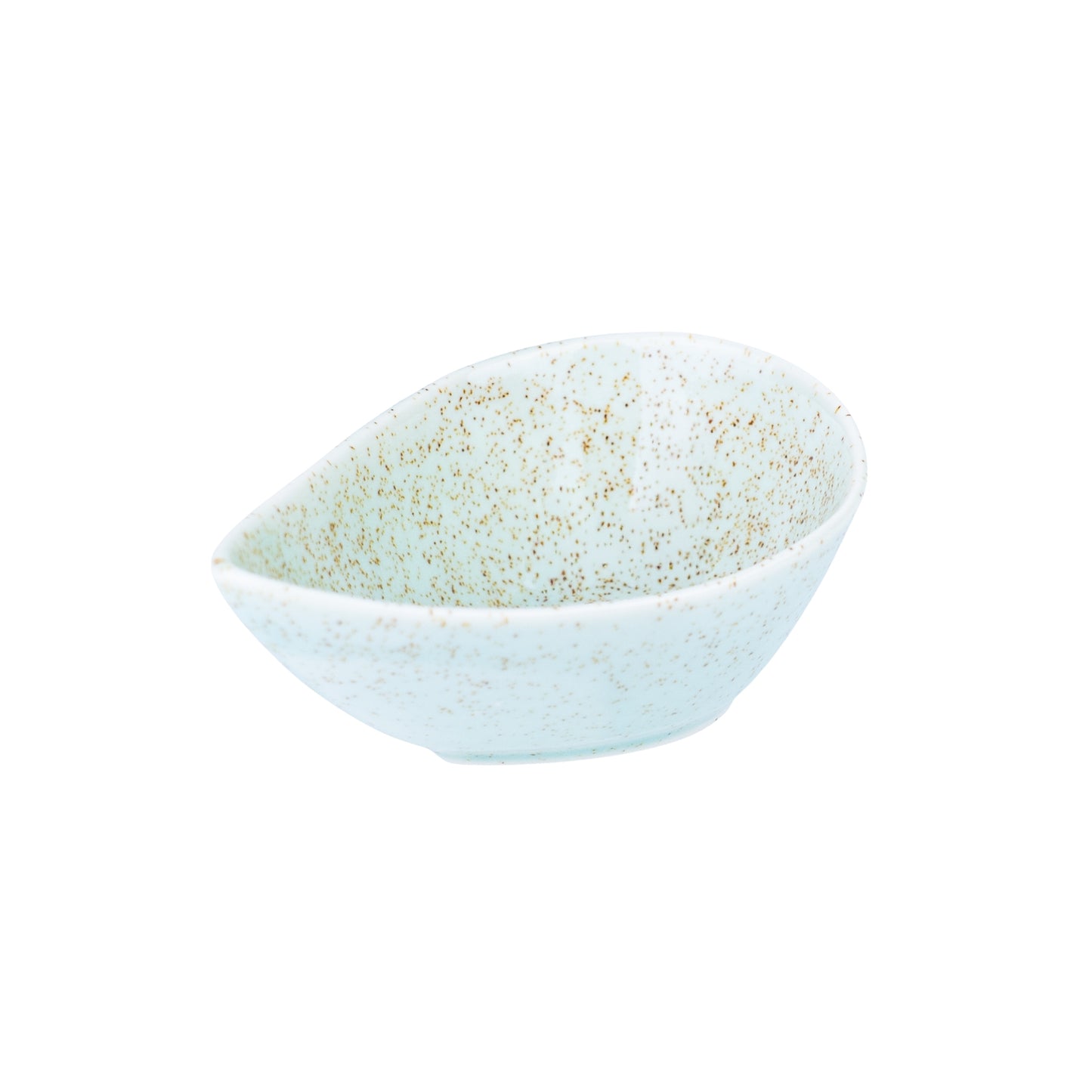 Conjunto de Tigelas em Forma de Folha de Cerâmica Verde-Água - 3 Tamanhos