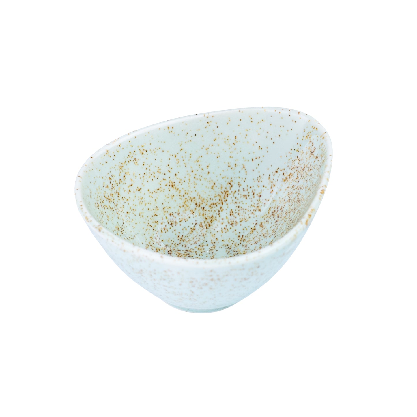 Tigela Quadrada de Cerâmica Verde-Água com Degradê - 10x8x5.2cm