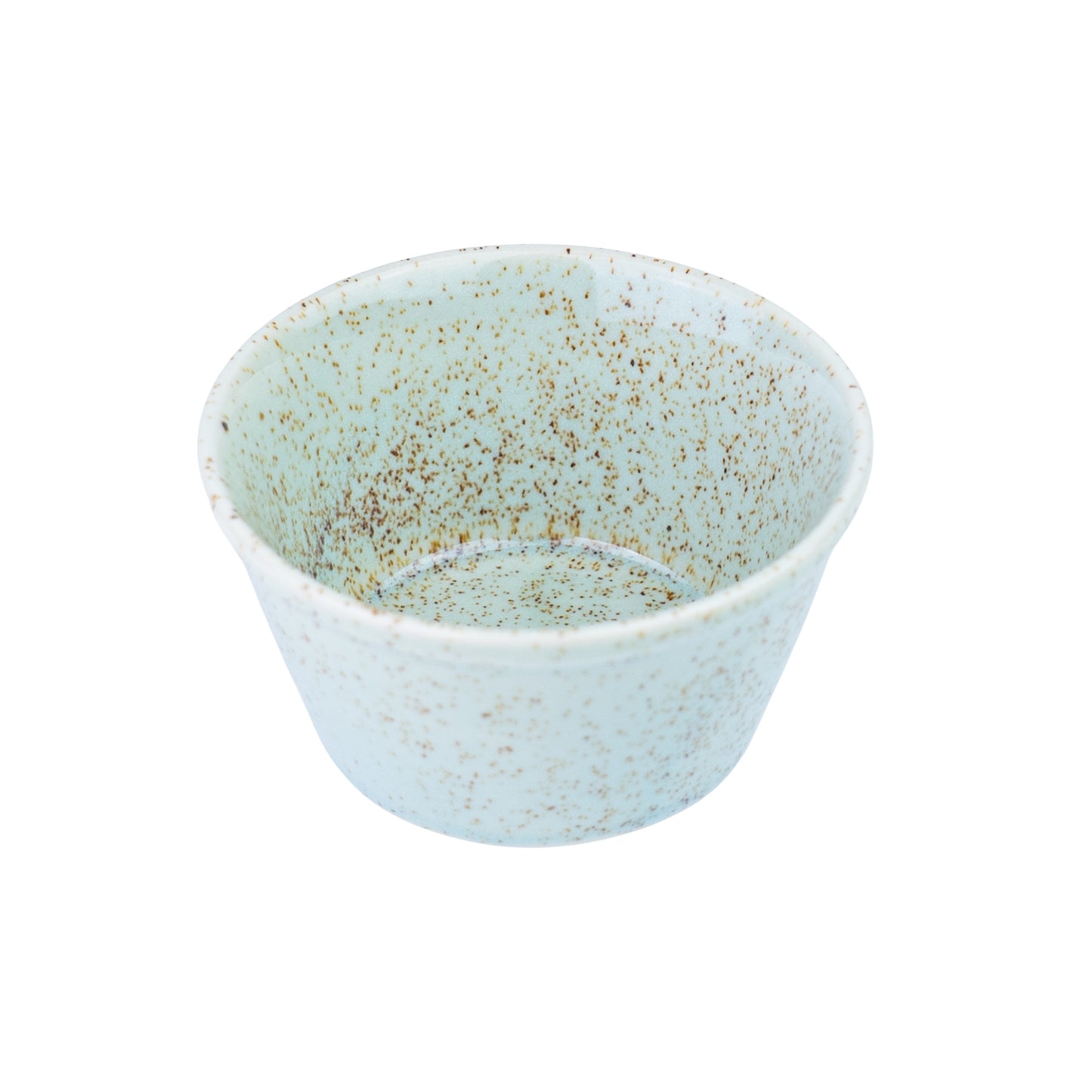 Tigela de Cerâmica Verde-Água com Degradê - 8.6x4.7cm