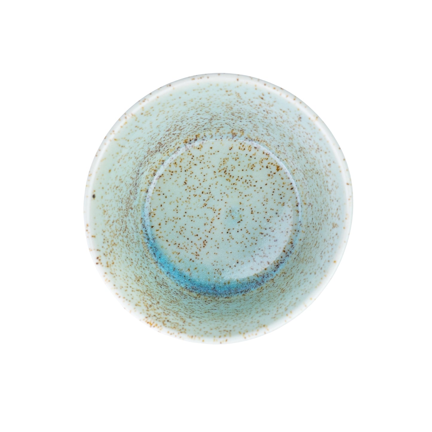 Tigela de Cerâmica Verde-Água com Degradê - 8.6x4.7cm