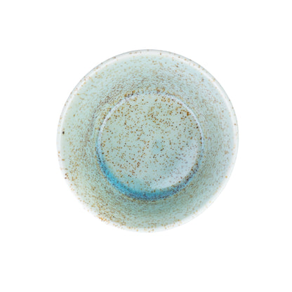 Tigela de Cerâmica Verde-Água com Degradê - 8.6x4.7cm
