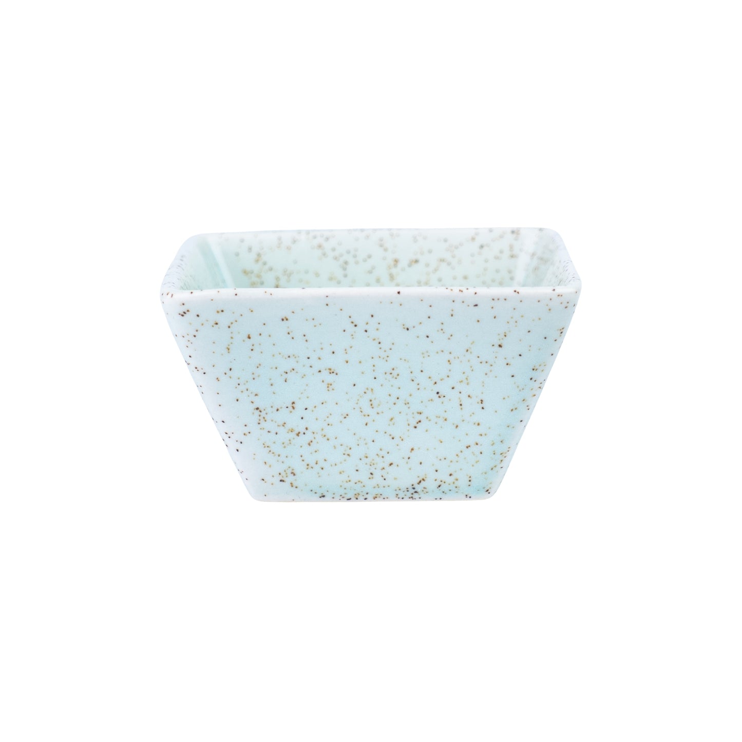 Conjunto de Tigelas Quadradas de Cerâmica Verde-Água - 3 Tamanhos