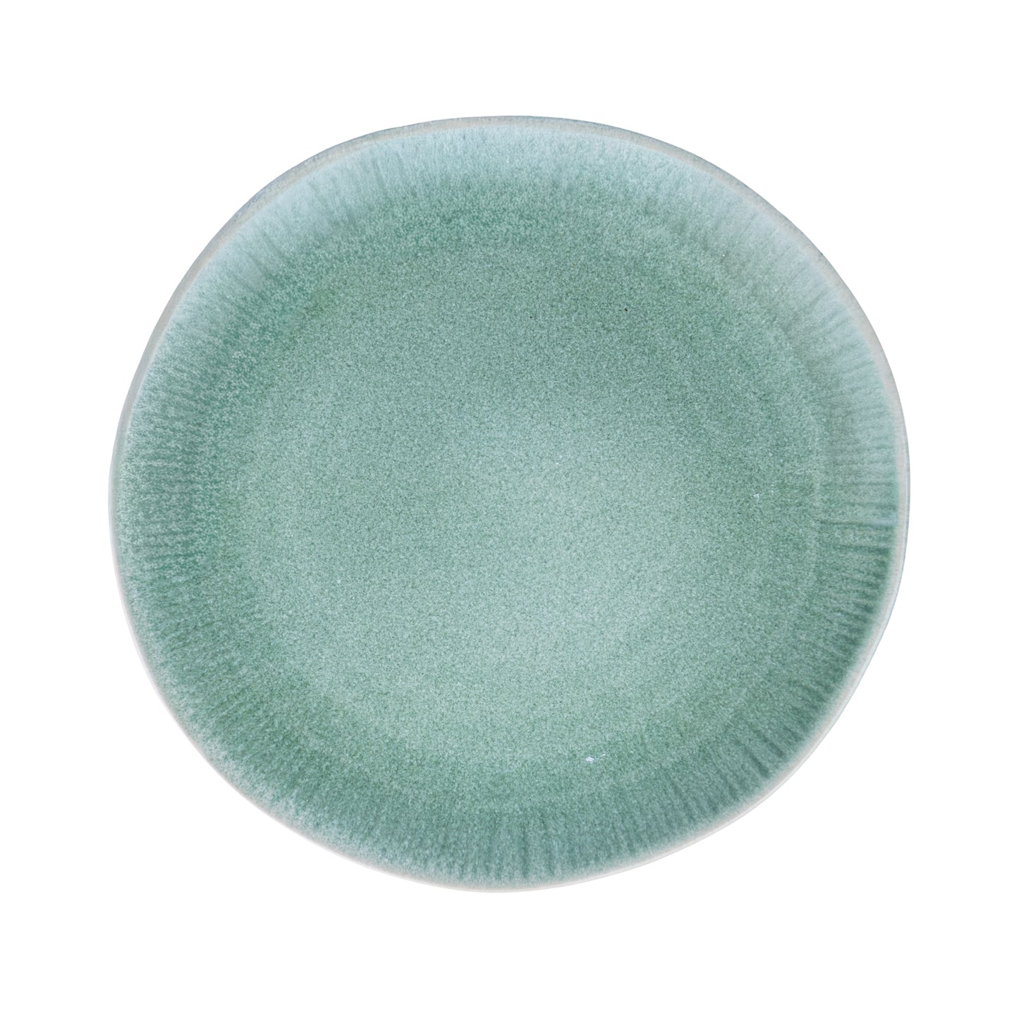 Pratos de Cerâmica - 3 Cores Pastel (Verde Musgo, Cinza Claro, Bege Areia)