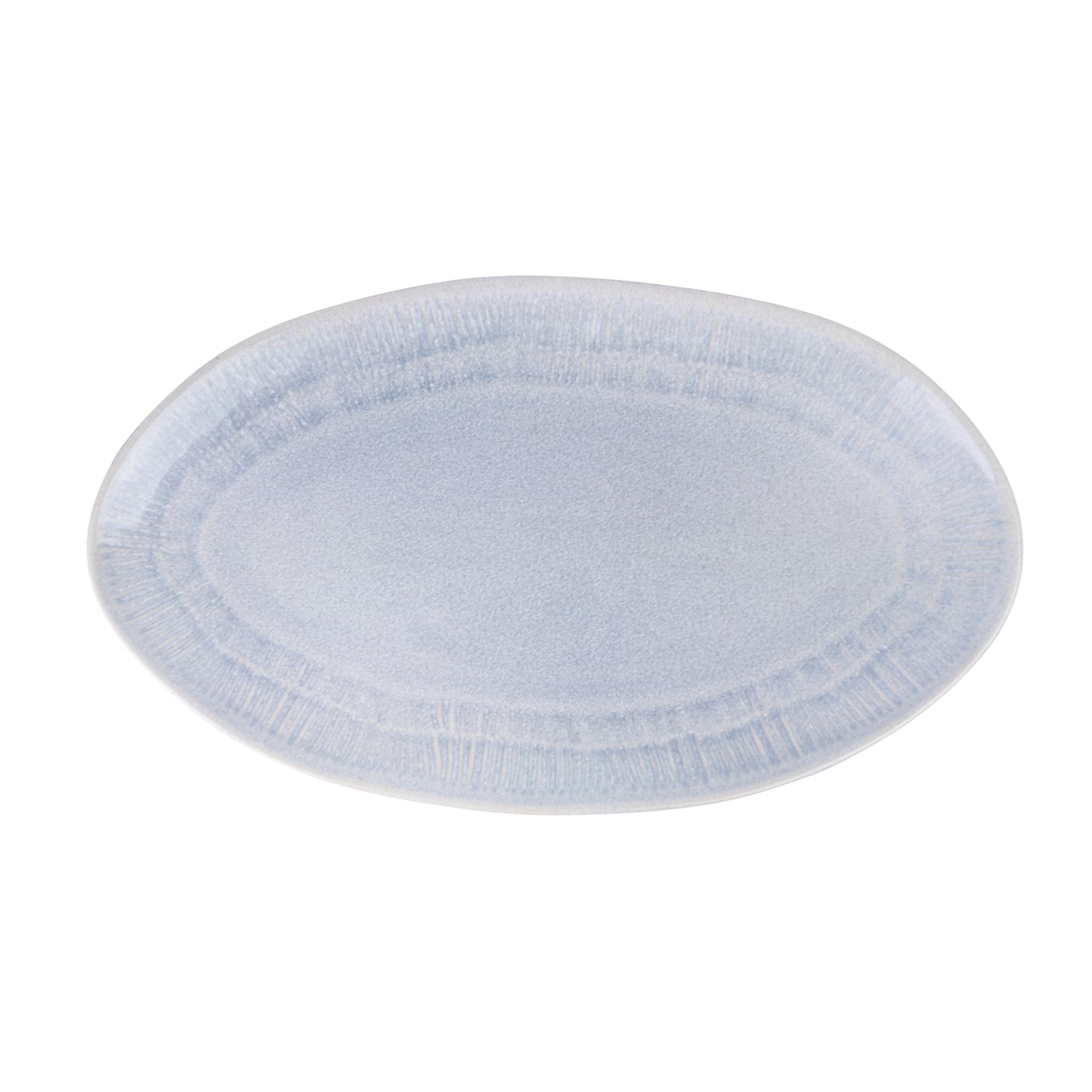 Conjunto de Travessas Ovais de Cerâmica Pastel - 3 Cores (Verde, Pêssego, Lavanda)