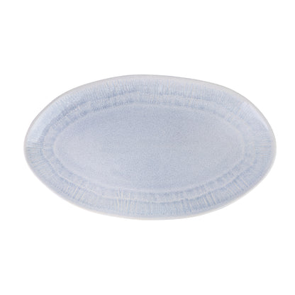 Conjunto de Travessas Ovais de Cerâmica Pastel - 3 Cores (Verde, Pêssego, Lavanda)