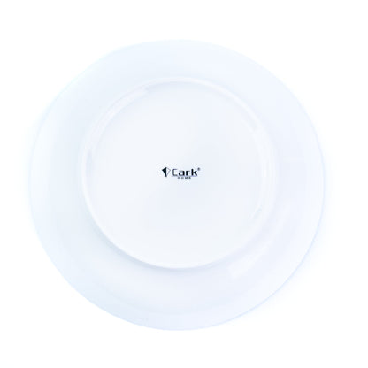 Conjunto de Louça 12 Peças com Padrão Radial - Azul Acinzentado (4 Pessoas)