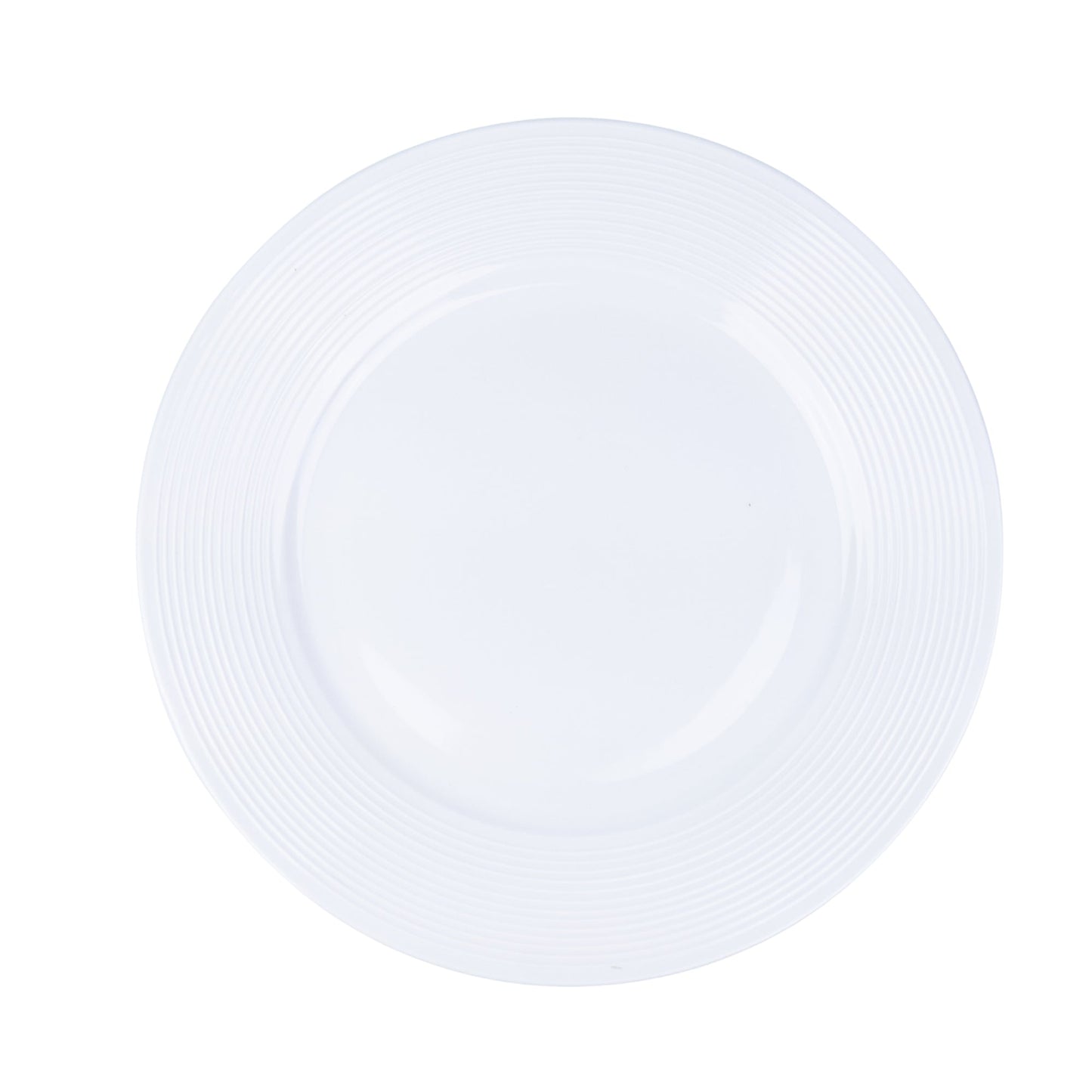 Conjunto de Louça 12 Peças com Textura em Relevo - Branco Puro (4 Pessoas)