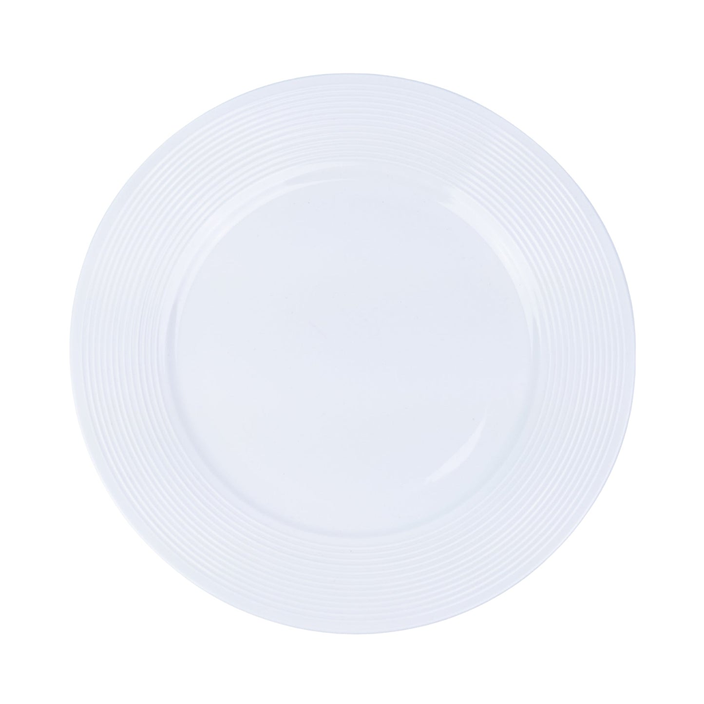 Conjunto de Louça 18 Peças com Textura em Relevo - Branco Puro (6 Pessoas)