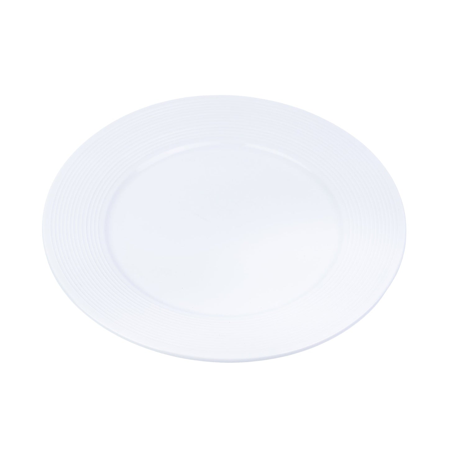 Conjunto de Louça 18 Peças com Textura em Relevo - Branco Puro (6 Pessoas)