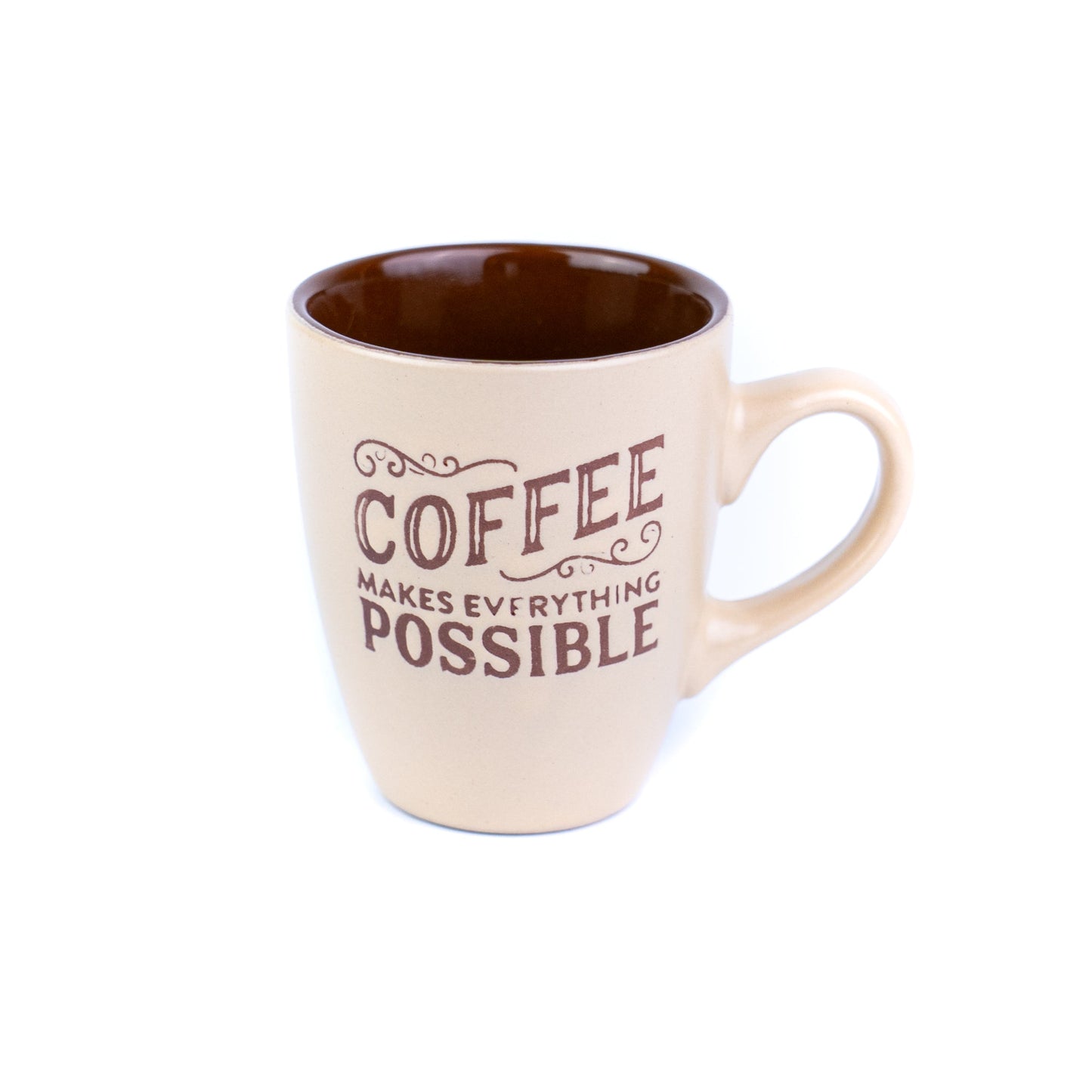 Chávena de Espresso 90cc "Coffee Makes Everything Possible" - 3 Cores