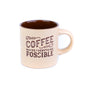 Caneca Pequena de Cerâmica 170cc "Coffee Makes Everything Possible" - 3 Cores