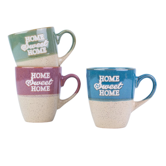 Chávena de Café Espresso 90cc "Home Sweet Home" - 3 Cores Disponíveis