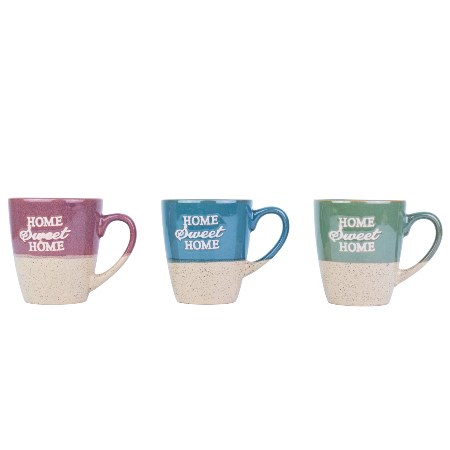 Caneca Pequena de Cerâmica 220cc "Home Sweet Home" - 3 Cores