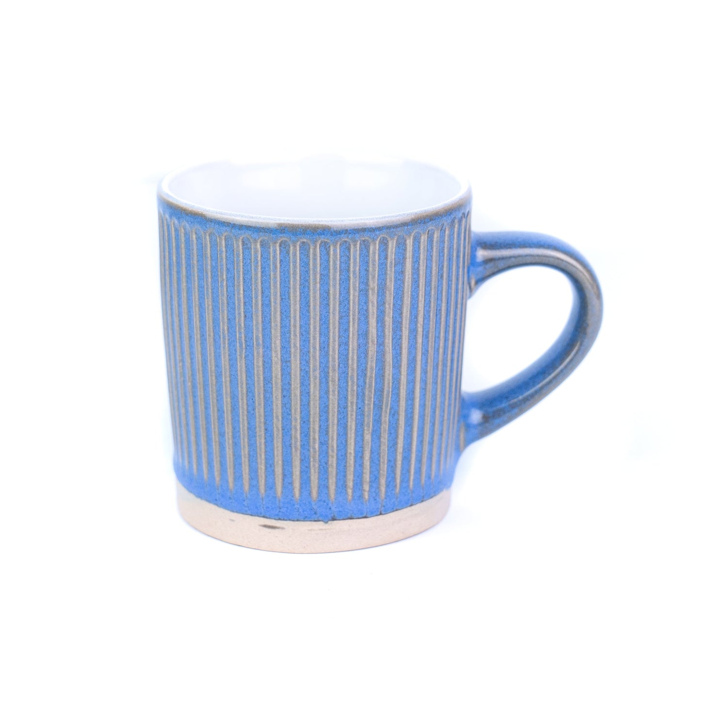 Caneca Pequena de Cerâmica 210cc com Textura Vertical - 3 Cores Degradê