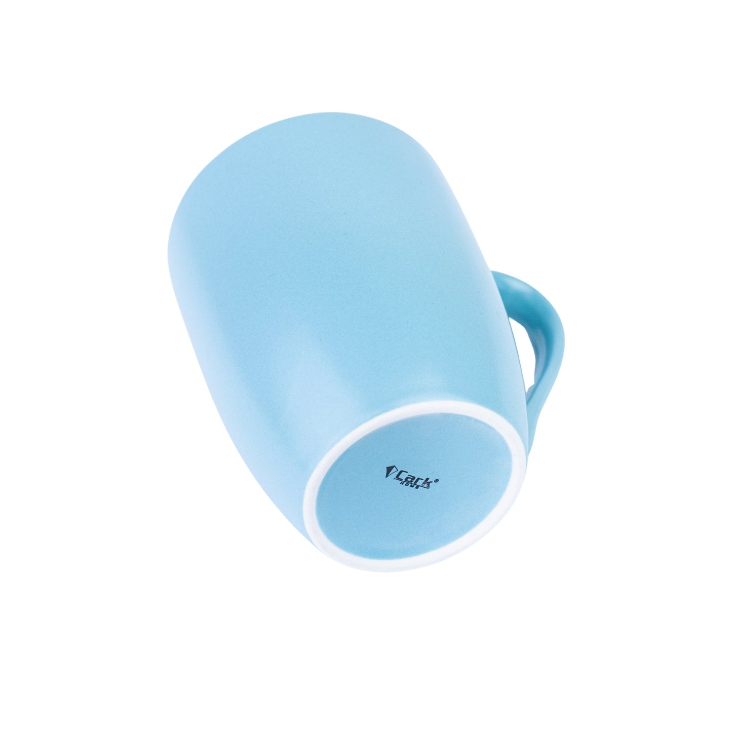 Conjunto de Pequeno-Almoço 6 Peças com Padrão de Linhas - Azul (2 Pessoas)