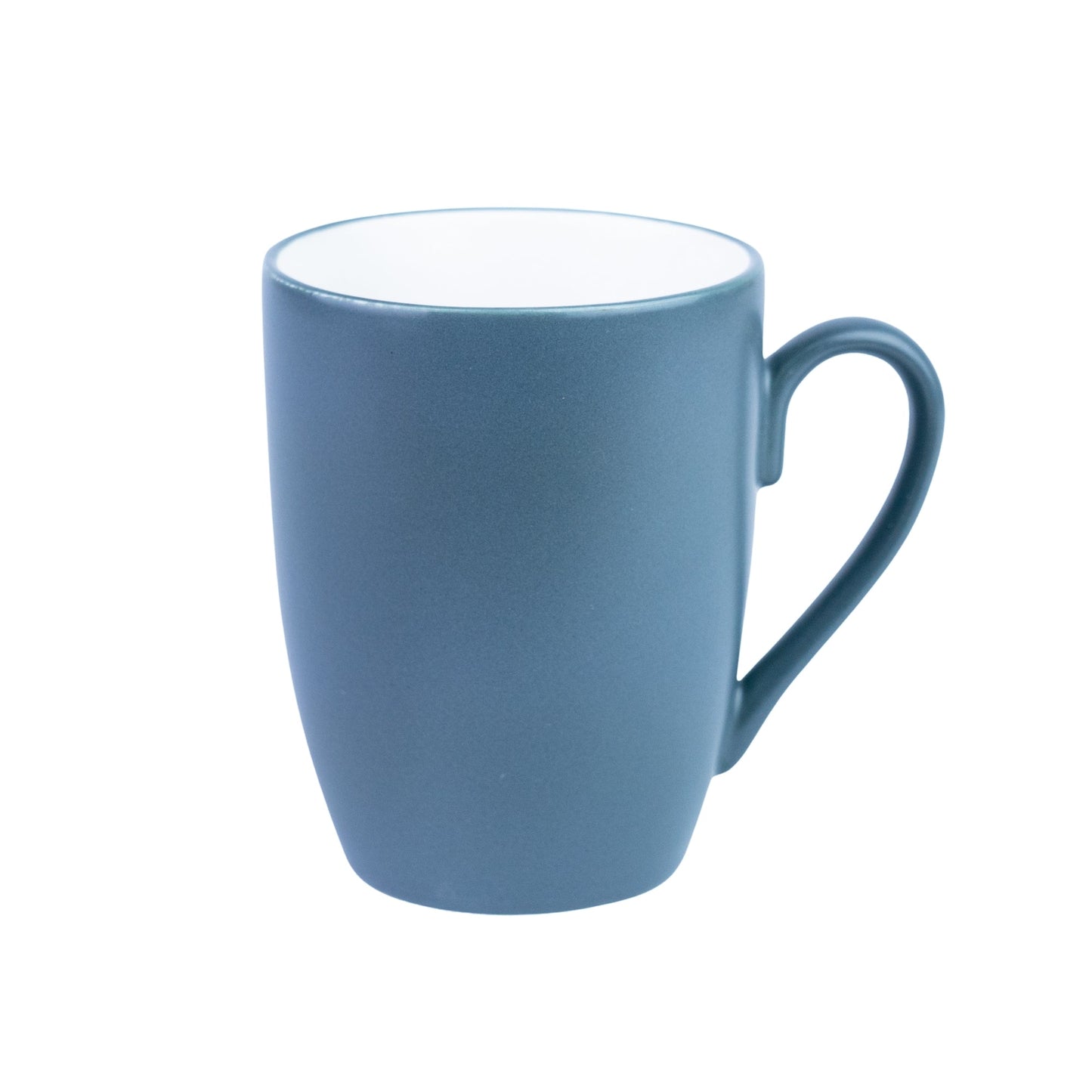 Conjunto de Pequeno-Almoço 6 Peças com Padrão Radial - Azul Acinzentado (2 Pessoas)