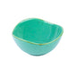 Tigela Quadrada em Cerâmica - Verde Turquesa 12x6cm