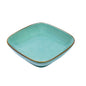 Tigela Quadrada Funda em Cerâmica - Verde Turquesa 18.5x18.5x4.5cm