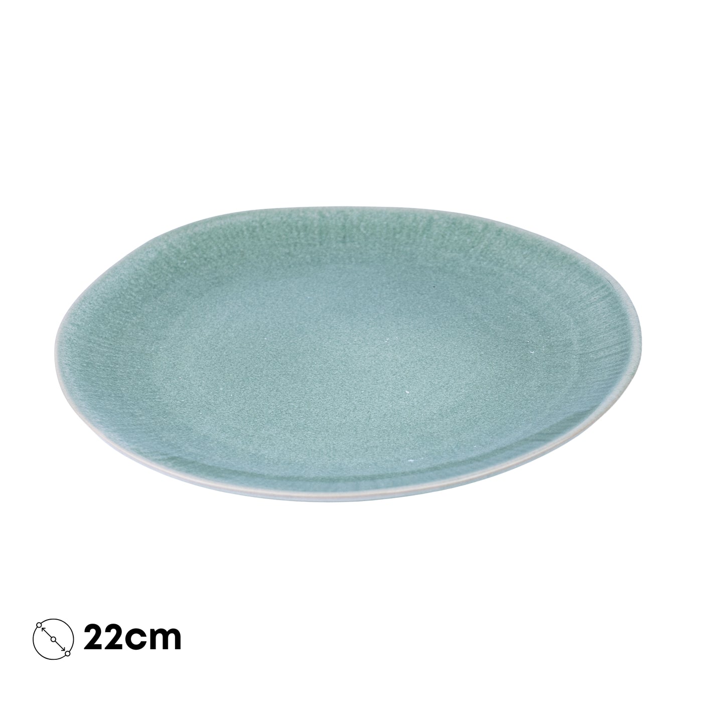 Pratos de Cerâmica - 3 Cores Pastel (Verde Musgo, Cinza Claro, Bege Areia)